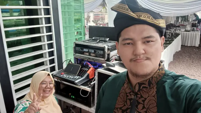 DJ Joe emcee &amp; PA System Rental for Malay Wedding Event by Chrome Event Empire