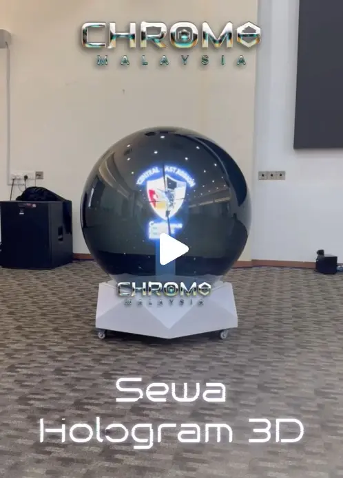 LED 3D Hologram Ball Gimmick 1Meter